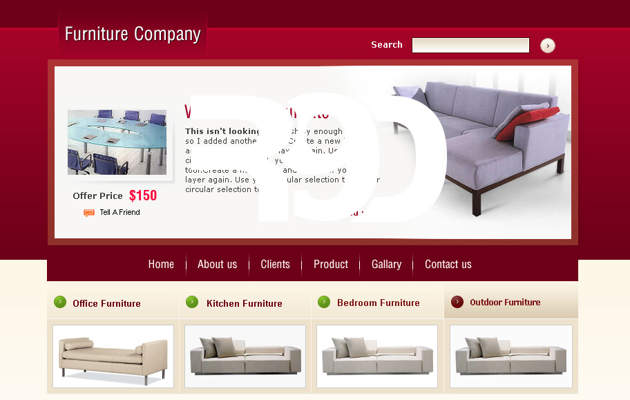 Thiết kế website nội thất